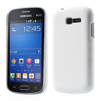 SImpel Plastik Cover til Galaxy Trend Lite (Hvid)