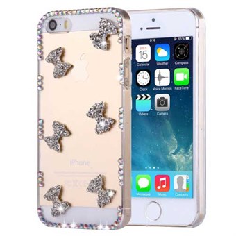Luxuz Bling bling cover iPhone 5 / iPhone 5S / iPhone SE 2013 - Bowknots