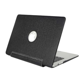 Macbook Pro Retina 13.3" Silk Texture Case - Sort 