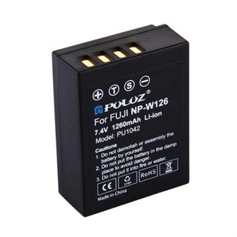 PULUZ® NP-W126 Batteri 1260 mAh til  FUJI