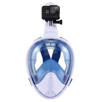 Puluz® Full Dry Snorkel Mask for GoPro  Small/Medium - Hvid