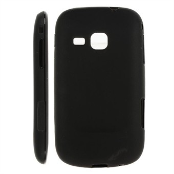 Silikone cover til Galaxy mini 2 (Sort)