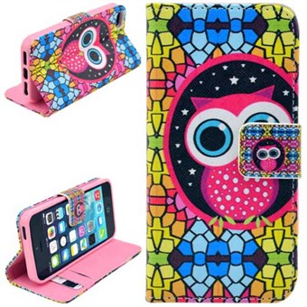 Stand Kort Pung etui 5 / 5S / SE 2013 - Funky Owl