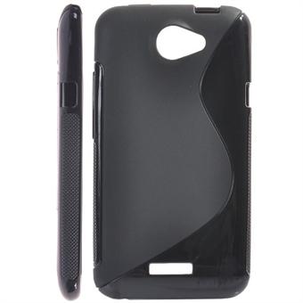 S Line Silikone Cover HTC ONE X (Sort)