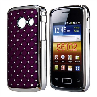 Bling Cover til Galaxy Y Duos (Lilla)