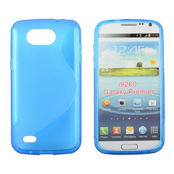 S-line Silikone Cover til Galaxy Premier (Blå)