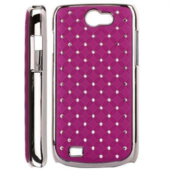 Bling Bling Diamond Chrome Samsung Galaxy W (Lilla)