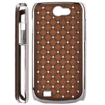 Bling Bling Diamond Chrome Samsung Galaxy W (Brun)