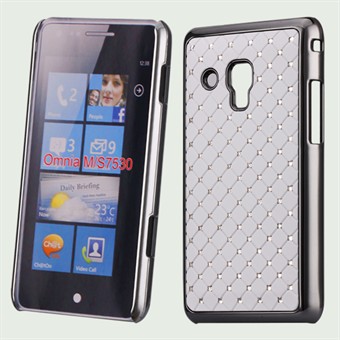 Bling Bling Diamond Chrome til Omnia M (Hvid)