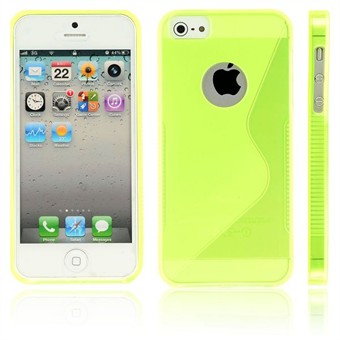 Stift Silikone Cover til iPhone 5 / iPhone 5S / iPhone SE 2013 (Gul)