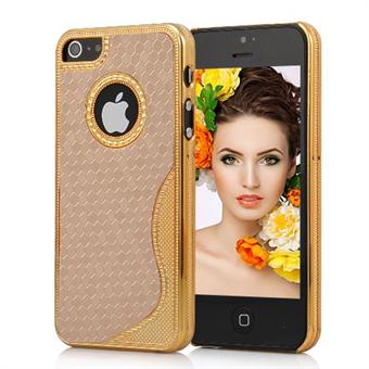 Slangeskinds Look Cover Duo Color iPhone 5 / iPhone 5S / iPhone SE 2013 (guld, beige)