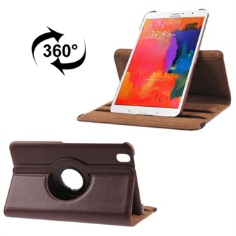 360 Roterende Læder Cover til Tab Pro 8.4 (Brun)