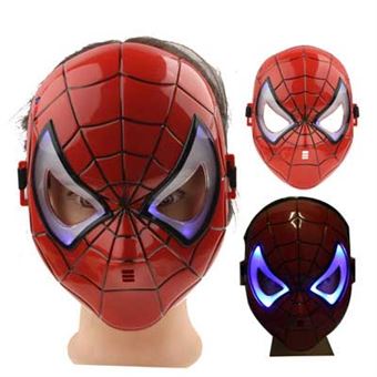 Action Helte Spiderman maske med lys