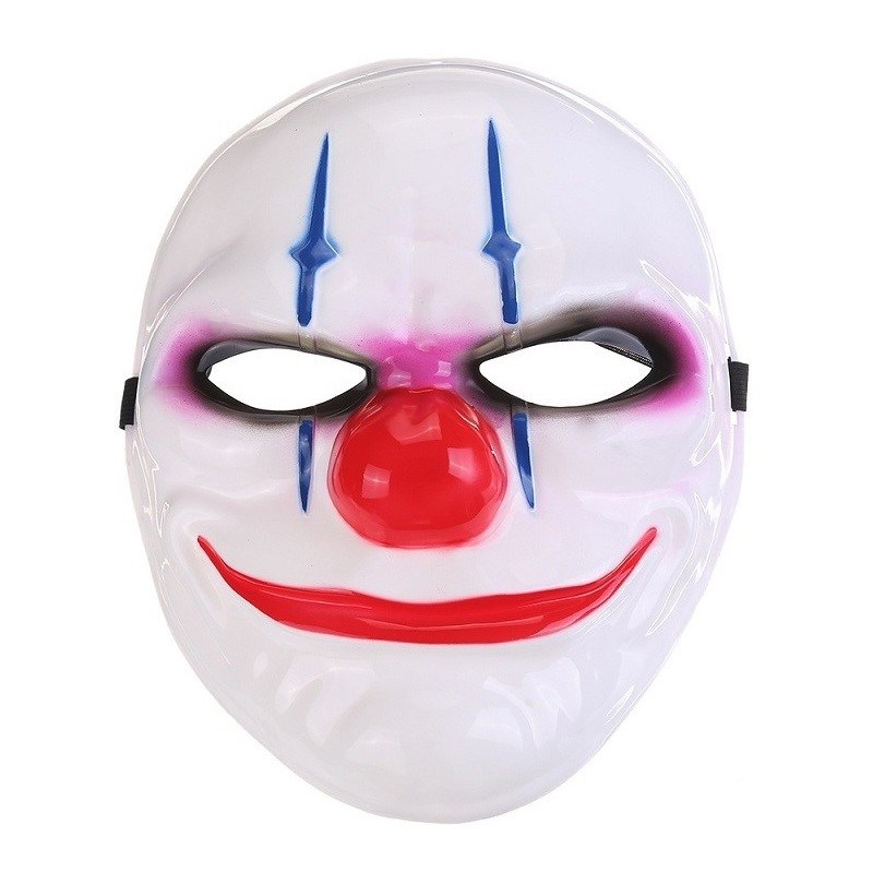 sandsynligt hovedlandet udpege Crazy evil clown mask