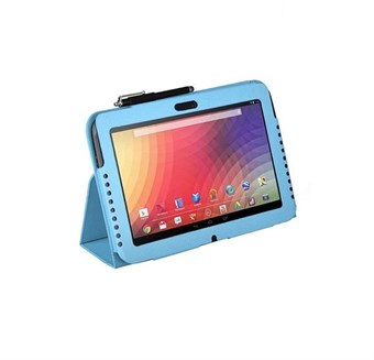 Google Nexus 10 Tablet Læder Etui (himmelblå)