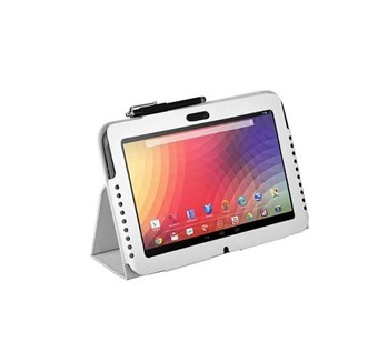 Google Nexus 10 Tablet Læder Etui (hvid)