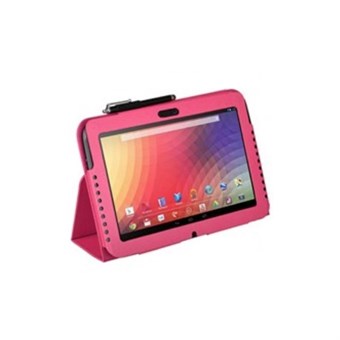 Google Nexus 10 Tablet Læder Etui (pink)