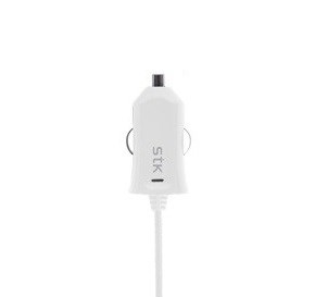 In-Car charger Telefon 2,4 A - Fra STK Style