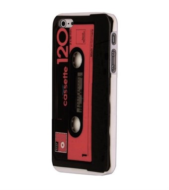 Klassik Kasette iPhone 5 / iPhone 5S / iPhone SE 2013 Cover (rød)