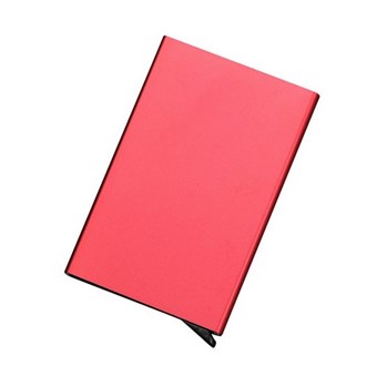 Metalic Card Holder - Rød
