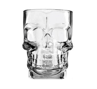 Krystal Skull Head Shots Glas 4 stk