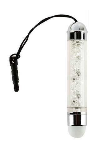 Small Diva Touch Pen m. Jackstick Plug (hvid)