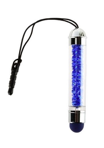 Small Diva Touchepen m. Jackstick Plug (mørkeblå)