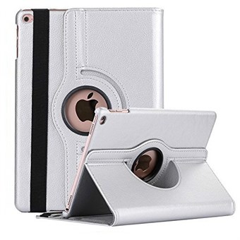 Danmarks Billigste 360 Roterende Cover til iPad Air 1 & iPad 9.7 Sølv/Chrom