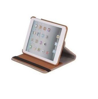 Textil Roterende Etui - iPad Mini (Brun)