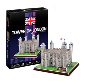 Tower of London 3D puslespil - 40 brikker
