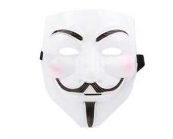 V for Vendetta Maske - Hvid