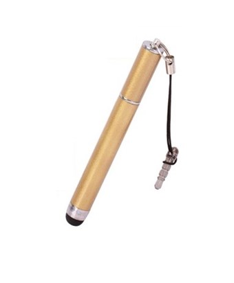 Touchepen m. Jackstick Plug (Guld)