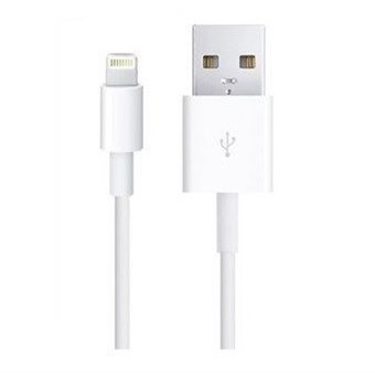 iPad / iPhone / iPod Lightning USB kabel Hvid - 5 Meter