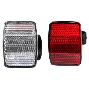 Cykel Reflekssæt - Rød/Hvid