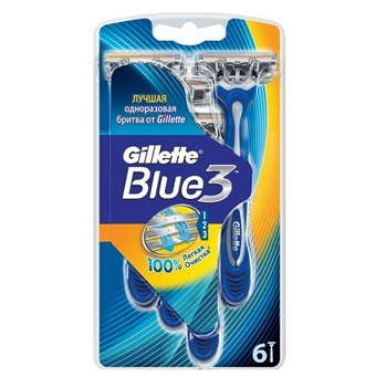 Gillette Blue 3 Comfort Engangsskrabere - 6 Stk.