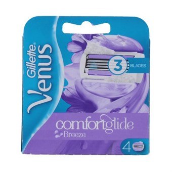 Gillette Venus Comfortglide Breeze Barberblade - 4 Stk.