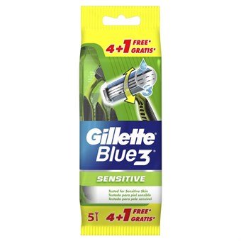 Gillette Blue 3 Engangsskrabere - 5 Stk.
