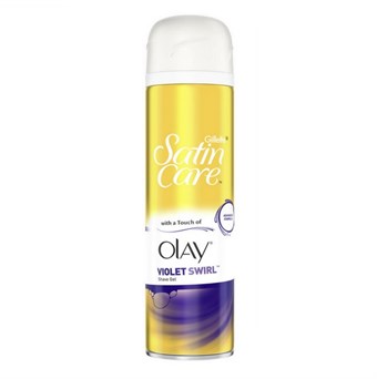 Gillette Satin Care Olay Violet Swirl  Barbergel - 200 ml