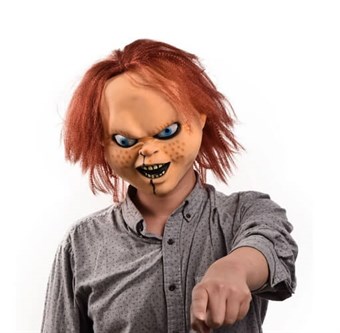 Chucky Fullface Horrormaske - Latex - Voksen 