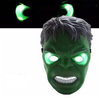 Actionhelte - HULK-Maske med Lys