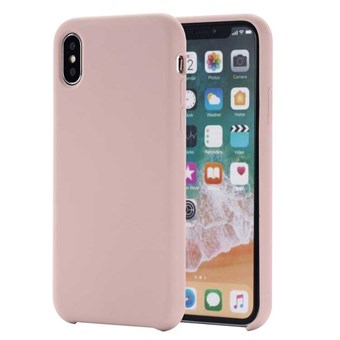 Smooth silikone Cover  til iPhone XS Max - Pink
