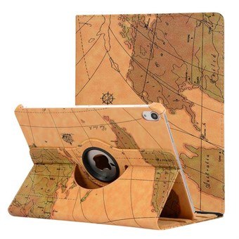 World map iPad Pro 11 (2018) Roterende cover - Gul