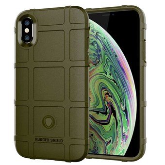 Cover i robust TPU til iPhone XS Max - Grøn