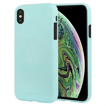 Soft Silikone Cover til iPhone XS Max - Turkis