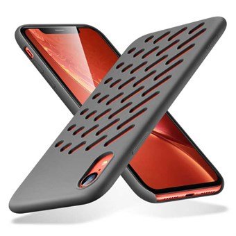 ESR Yippee Crocs Series Silikone Cover til iPhone XR - Sort