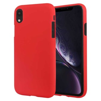 Goospery blødt TPU Cover til iPhone XR - Rød