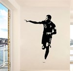 Kylian Mbappé Wallsticker - Vægdekoration i Vinyl