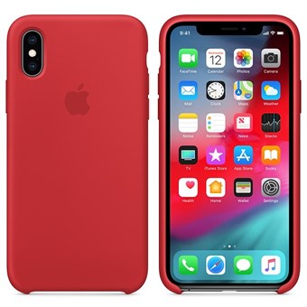 iPhone XS Max Silikone cover - Rød