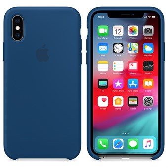 iPhone XS Max Silikone cover - Blå