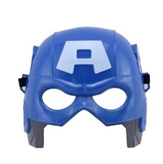 Actionhelt - Captain America Maske til Børn